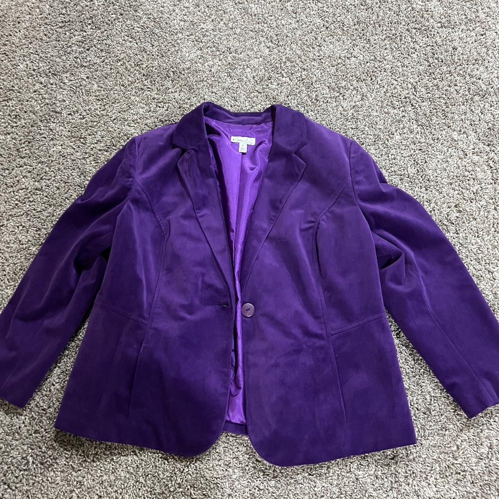 Kim Rogers Purple Blazer